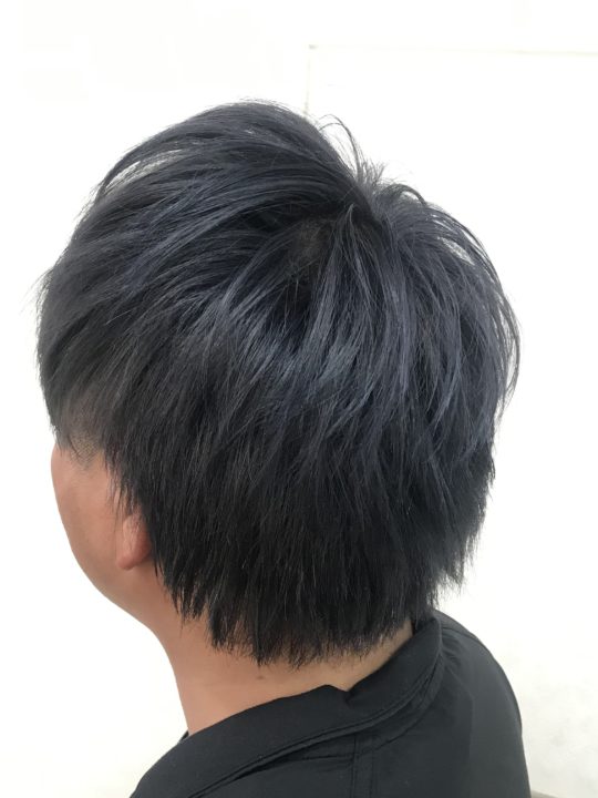 暗めのブルーアッシュ 美容室wiz 美容院 ヘアサロン