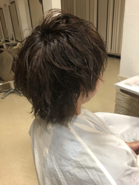 メンズマッシュウルフ 美容室wiz 美容院 ヘアサロン