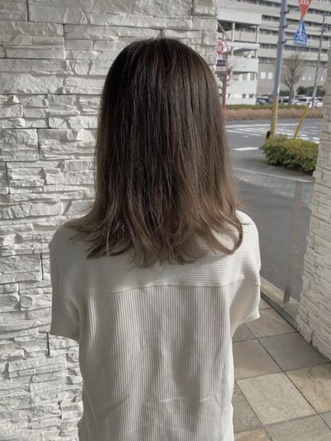 グレージュハイライトグラデーション 美容室wiz 美容院 ヘアサロン