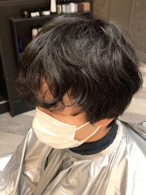 メンズ無造作パーマ 美容室wiz 美容院 ヘアサロン